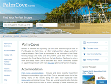 Tablet Screenshot of palmcove.com